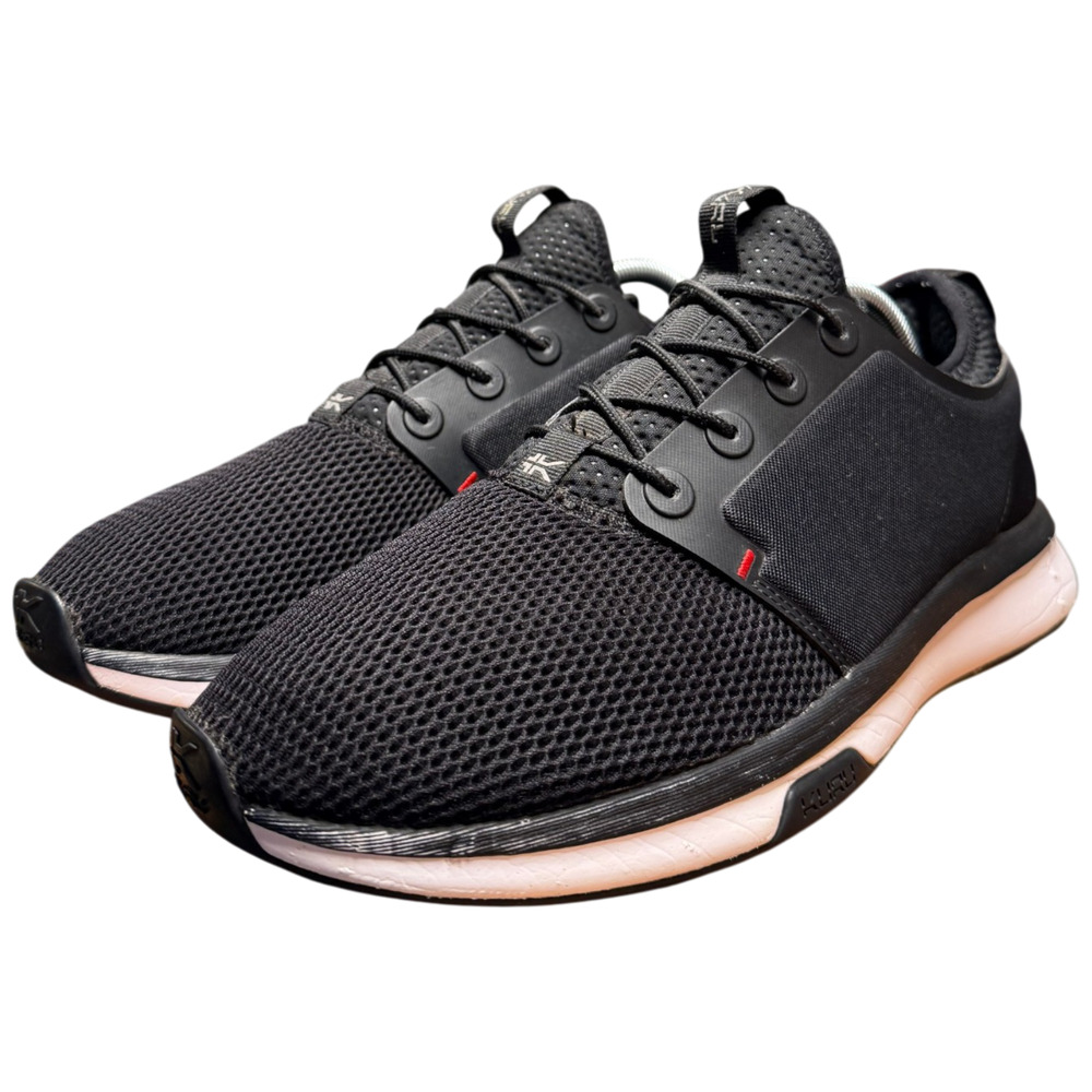 KURU Atom Men's 11 Black White Sneakers Running Walking Shoes - Picture 3 of 16